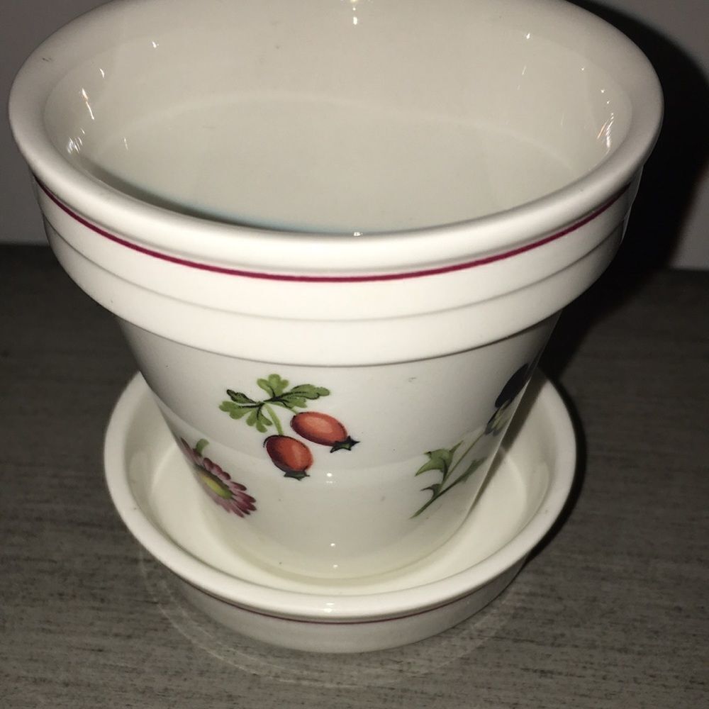 Villeroy & Boch tiny small China flower pot tray - Picture 2 of 6